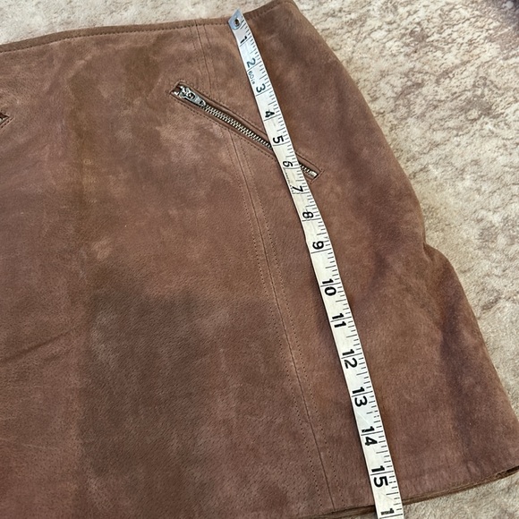 Blank NYC Brown Mini Skirt - Picture 3 of 6